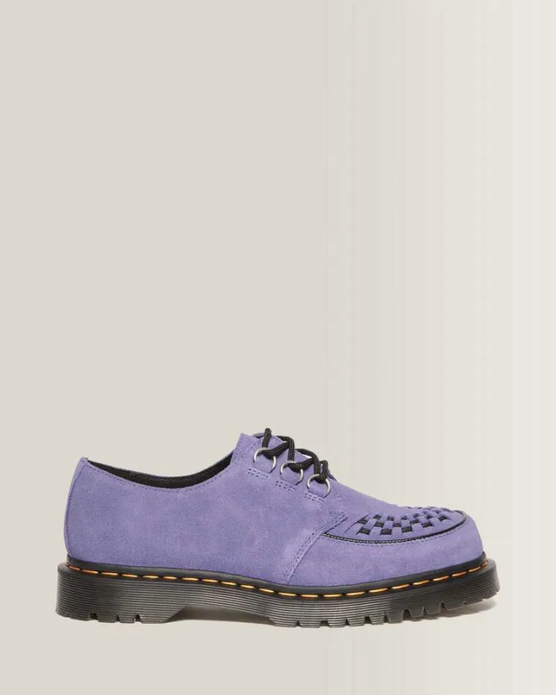 Dr. Martens, Ramsey woven suede creepers Shoe in Purple, Women's Size 9