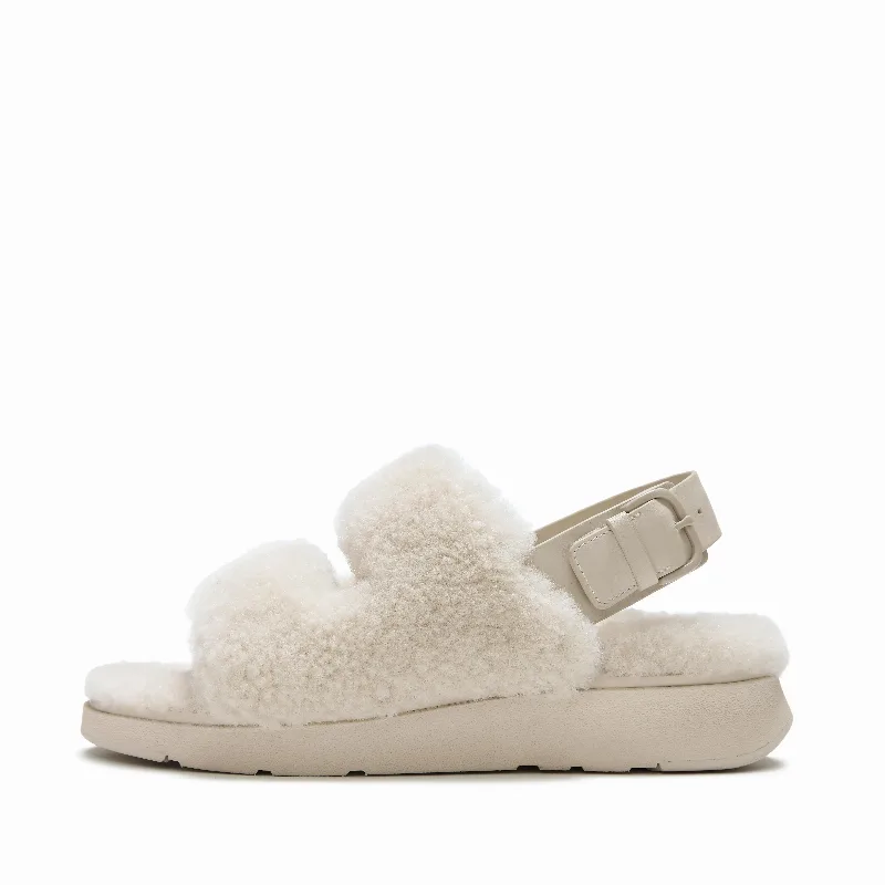 GEN-FF Shearling Two-Bar Sandals
