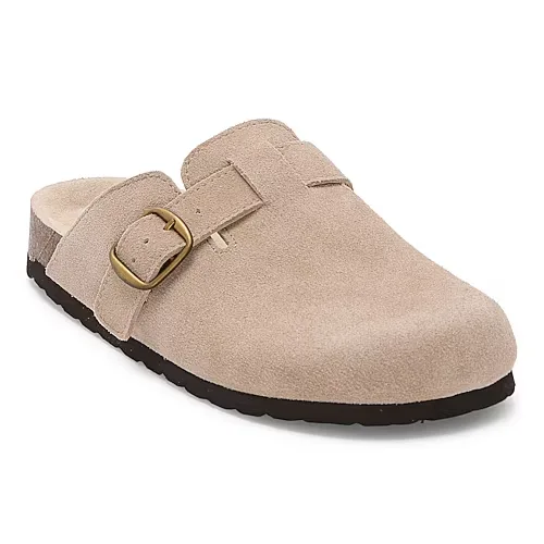 Arizona Jean Co Riv Womens Round Closed Toe Clogs, 6 1/2 Medium, Brown