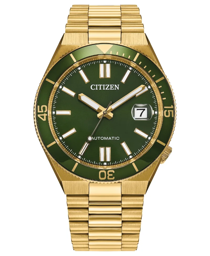Citizen Men's Tsuyosa Shore Gold-Tone Stainless Steel Bracelet Watch, 40mm - Gold-tone
