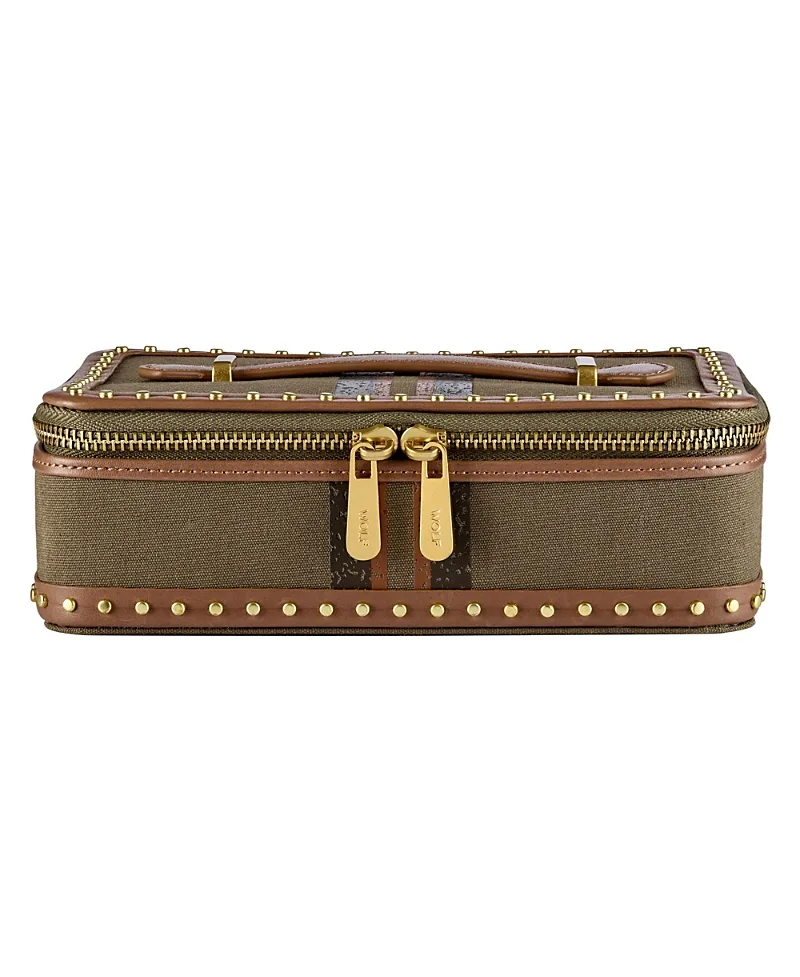 Wolf Ida Travel Zip Jewelry Case