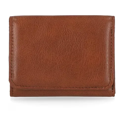 Mundi Anna Mini Womens RFID Blocking Trifold Wallet, One Size, Brown