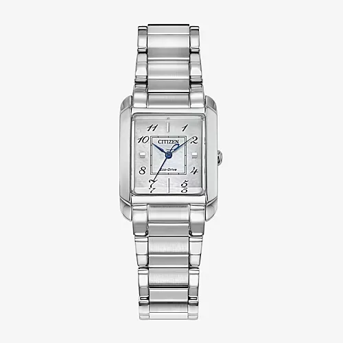 Citizen Bianca Womens Silver Tone Stainless Steel Bracelet Watch Ew5600-52d, One Size