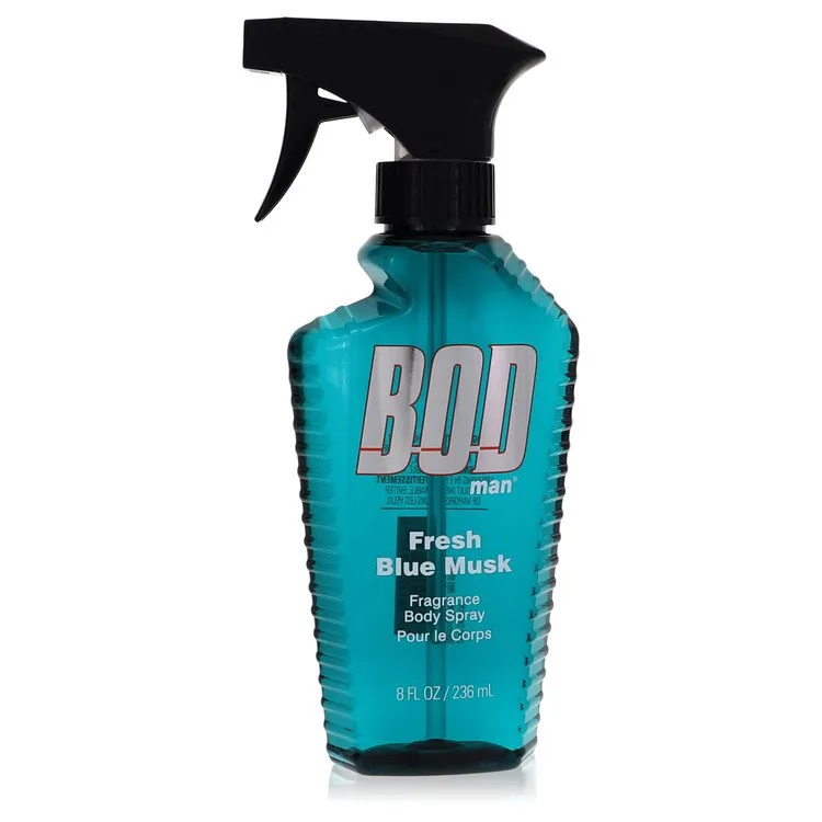 Bod Man Fresh Blue Musk Cologne 8 oz Body Spray for Men