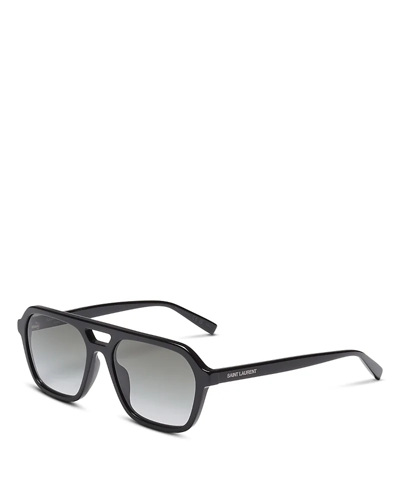 Saint Laurent Aviator Sunglasses, 55mm