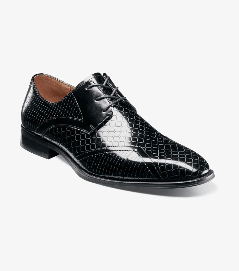 Stacy Adams Shoes Hobson Cap Toe Oxford Black Size 11