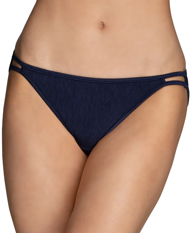 Vanity Fair Illumination String Bikini Underwear 18108 - Ghost Navy