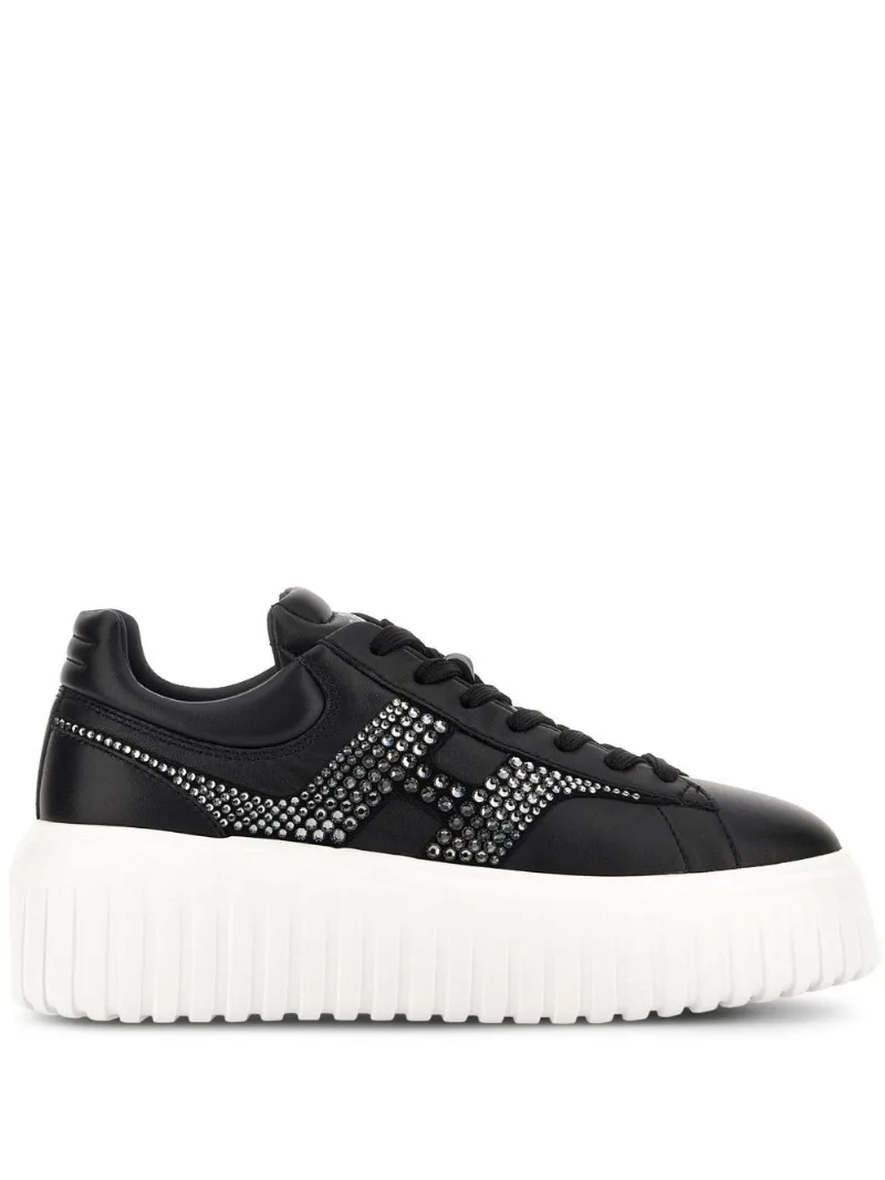 Hogan H-Stripes Leather Sneakers
