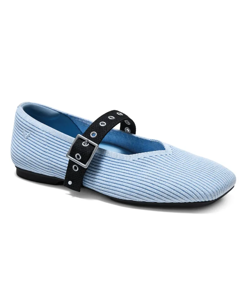 Vivaia Women's Myriel Square-Toe Margot Mary Jane 3.0 - Baby Blue