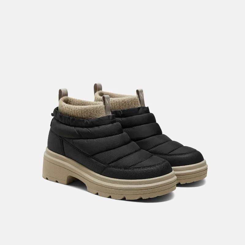 VIVAIA Waterproof PufferTherm Warm Boots (Tyler)|BLACK & DESERT|US 5