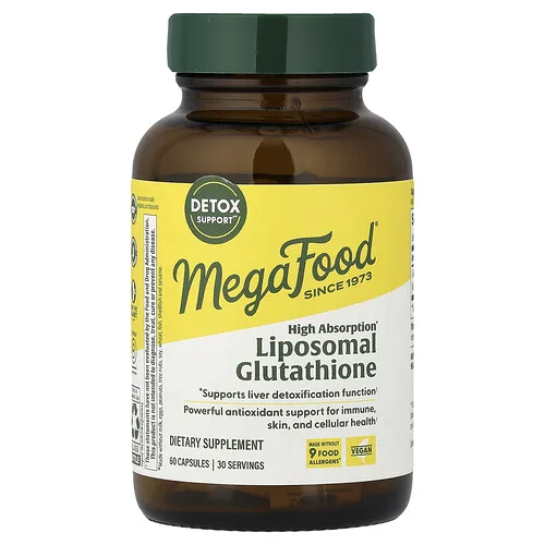 MegaFood, Glutathion liposomal, 60 capsules