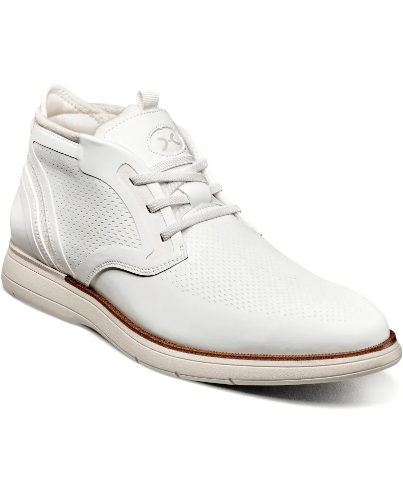 Stacy Adams Men's Eastmont Almond Toe Chukka Boots - White