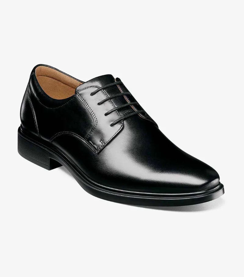 Florsheim Shoes Forecast Waterproof Plain Toe Oxford Black Size 7