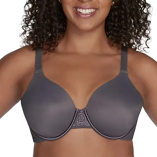 Vanity Fair Beauty Back Full-Figure Smoothing Comfort Underwire Bra - 76380, C, Gray