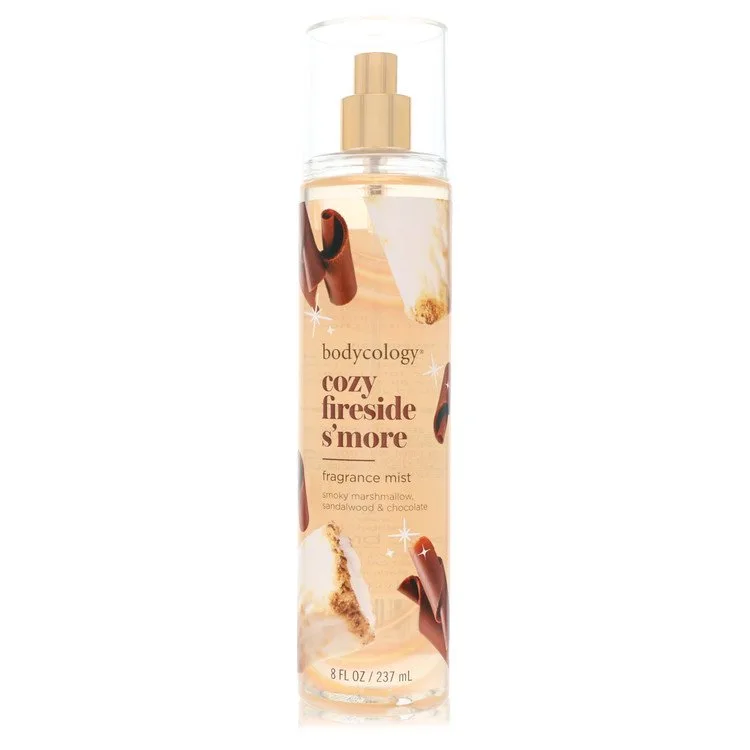 Bodycology Cozy Fireside Smore Perfume 8 oz Fragrance Mist Spray for Women