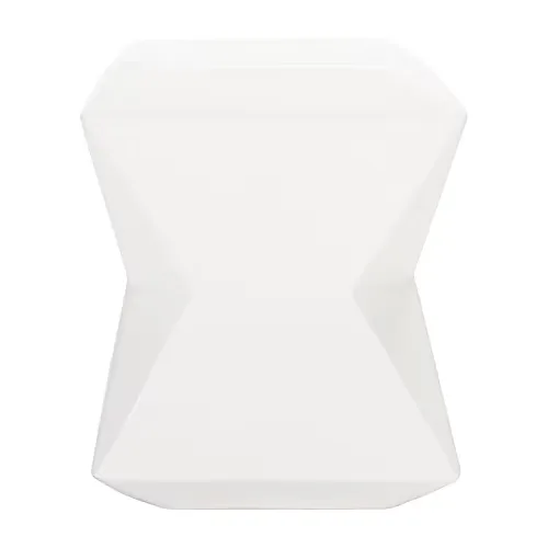 Safavieh Conan Weather Resistant Cement Side Table, One Size, White