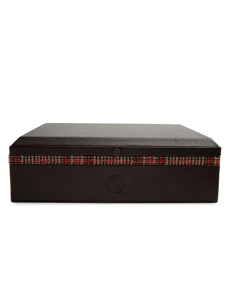 Wolf WM x Wolf Brown Humidor Cigar Box - Brown