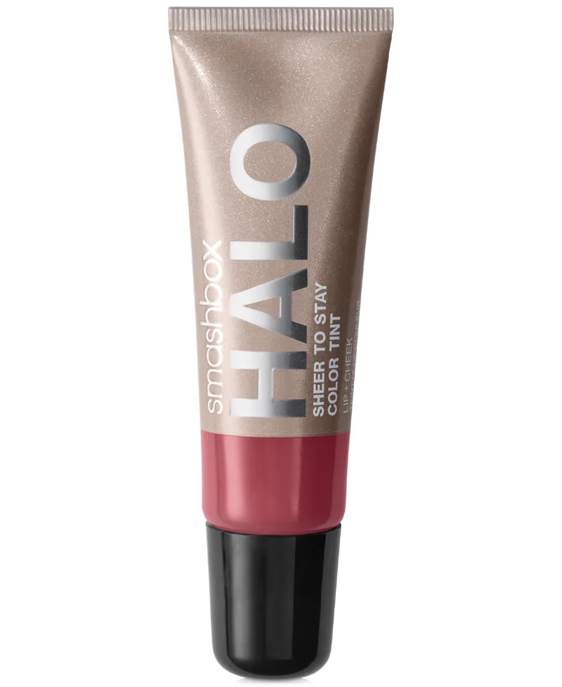 Smashbox Halo Sheer To Stay Lip + Cheek Tint, 0.34 oz. - Pomegranate (cranberry)