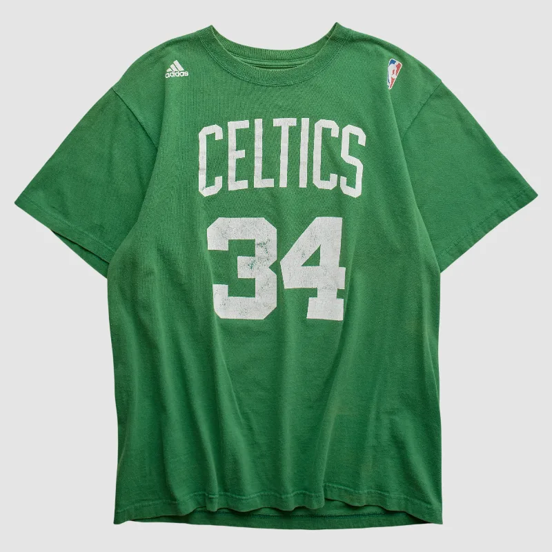 Boston Celtics Adidas 2010s T-shirt - Green - S by Fanatics Real Vintage