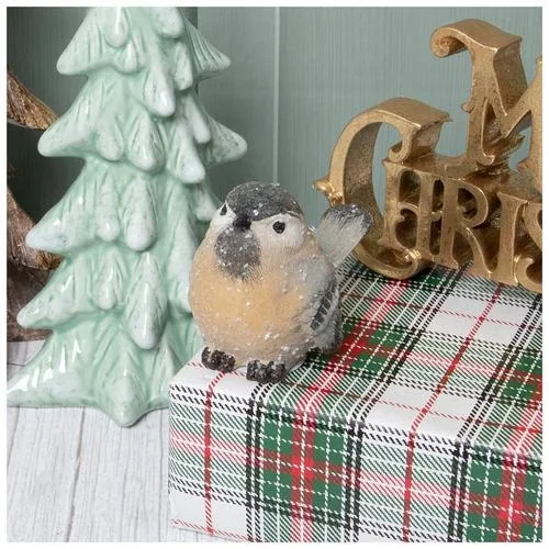 Snowy Bird Figurine