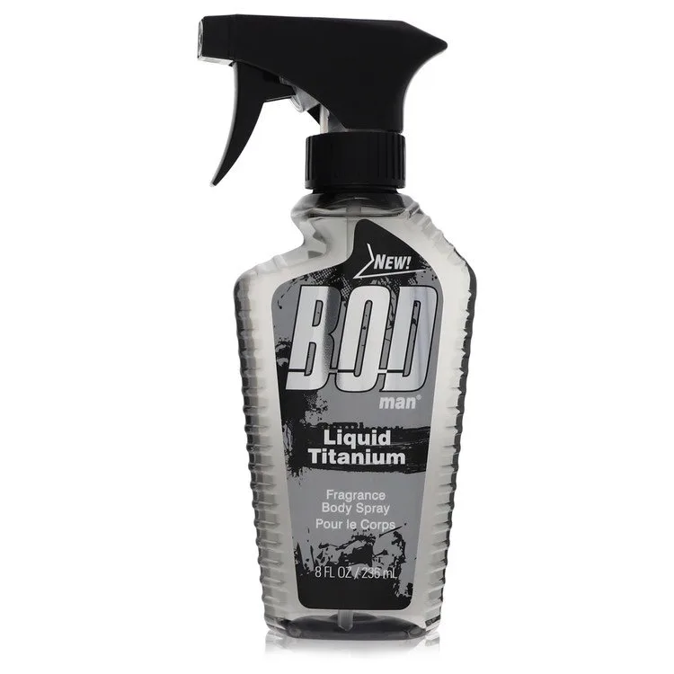 Bod Man Liquid Titanium Cologne 8 oz Fragrance Body Spray for Men