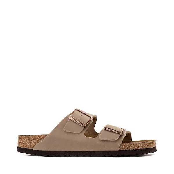 Womens Birkenstock Arizona Soft Footbed Slide Sandal - Tobacco