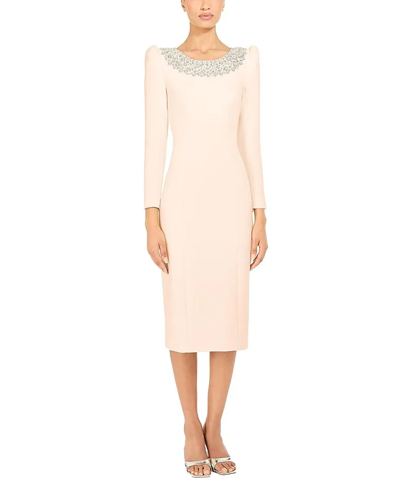 Jenny Packham Jacquetta Embellished Midi Dress