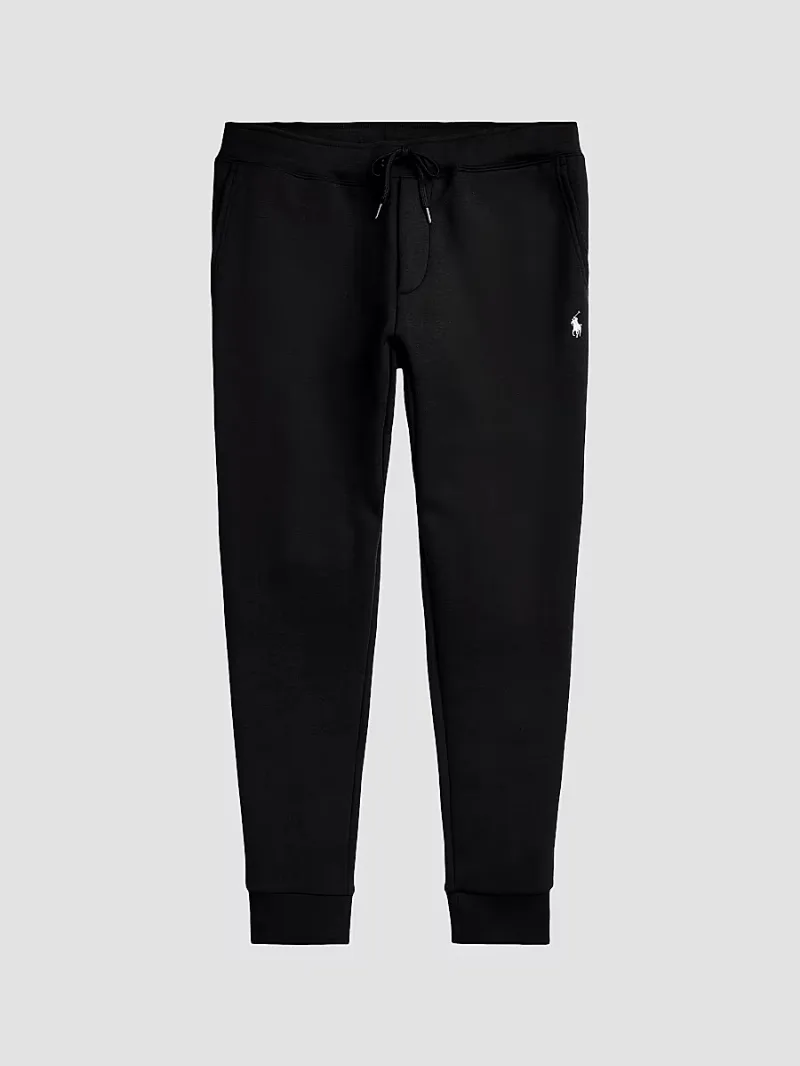 Polo Ralph Lauren Men's Double-Knit Tech Jogger Pants - Black - Size Large