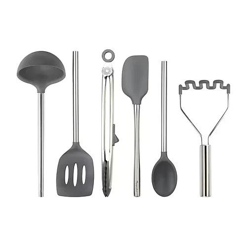 Tovolo All Silicone 6-pc. Utensil Set, One Size, Black
