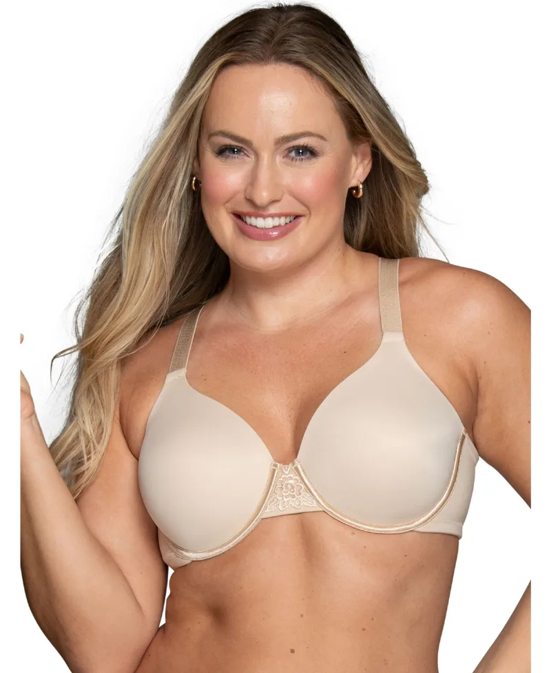Vanity Fair Beauty Back Smoothing Full-Figure Contour Bra - Damask Neutral