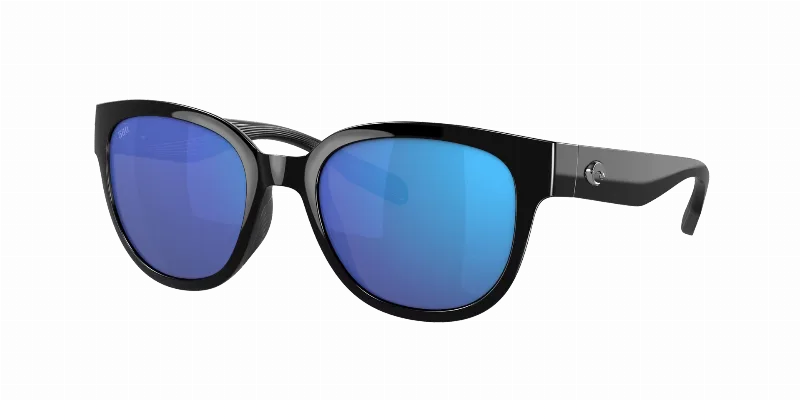 COSTA Woman Sunglasses Salina  -  Frame color: Black, Lens color: Blue Mirror