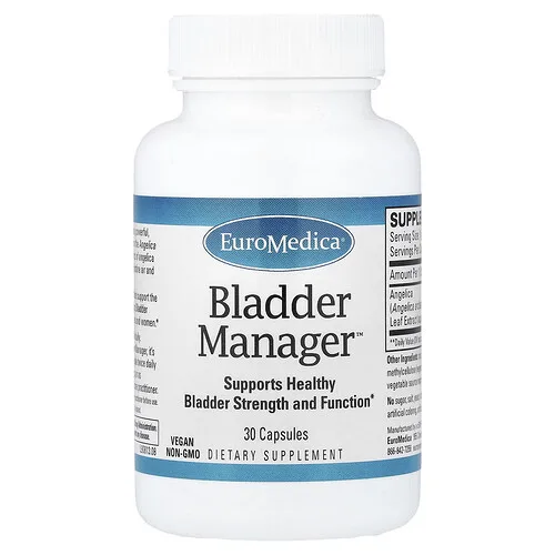 EuroMedica, Bladder Manager™, 30 Capsules (100 mg per Capsule)