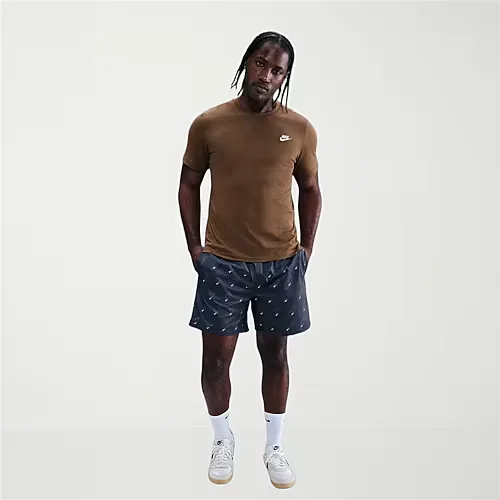 Nike Mens 9" Mid Rise Workout Shorts, X-large, Blue
