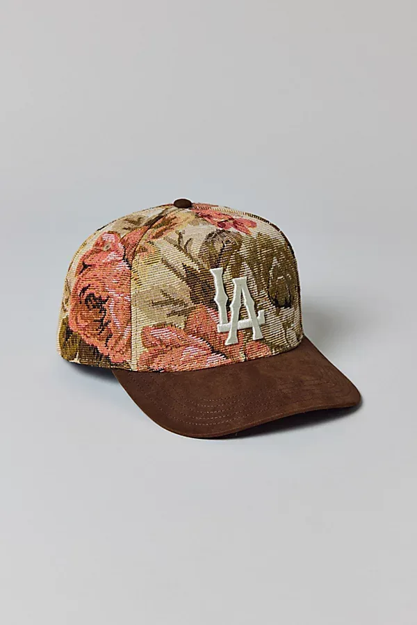 American Needle LA Jacquard Snapback Hat in Brown, Men's at Urban Outfitters