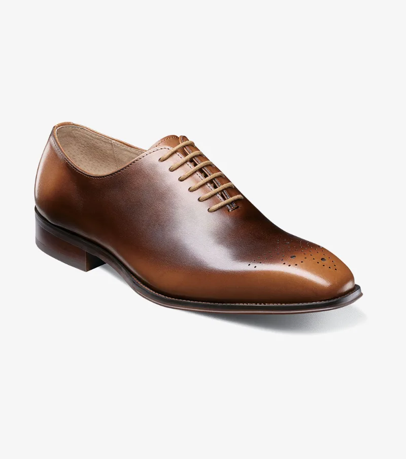 Stacy Adams Shoes Hallquist Plain Toe Oxford Toffee Size 9.5