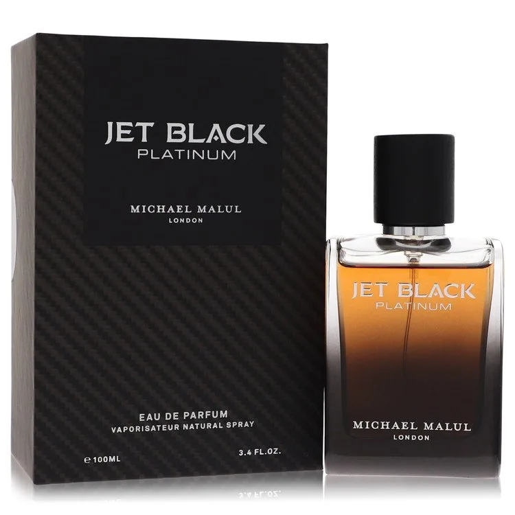 Michael Malul Jet Black Platinum by Michael Malul EAU DE PARFUM SPRAY 3.4 OZ for MEN