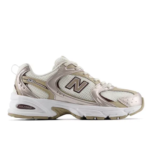 New Balance Unisex 530 Sneakers - Brown/White (Size 6.5)
