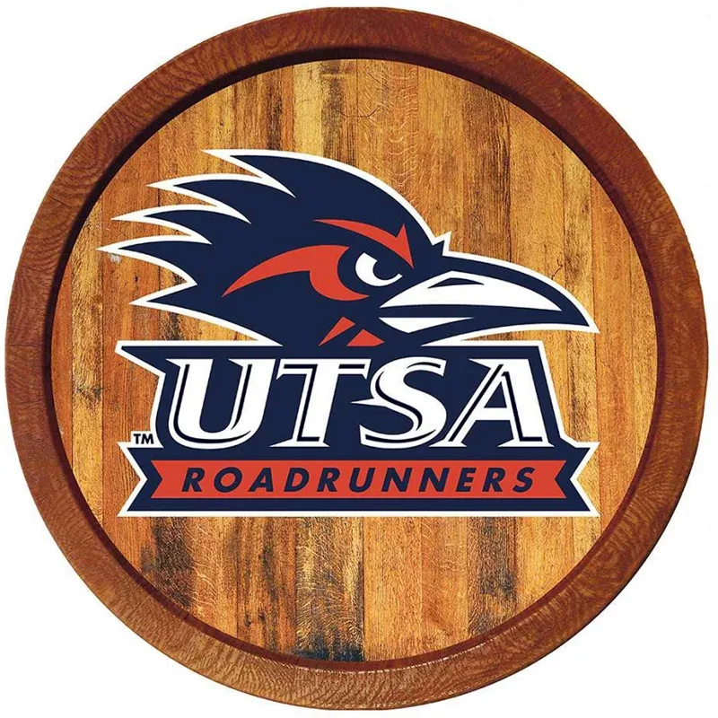 The Fan-Brand University of Texas at San Antonio Faux Barrel Top Sign