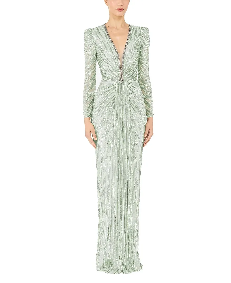 Jenny Packham Darcy Sequin-Embellished Dress