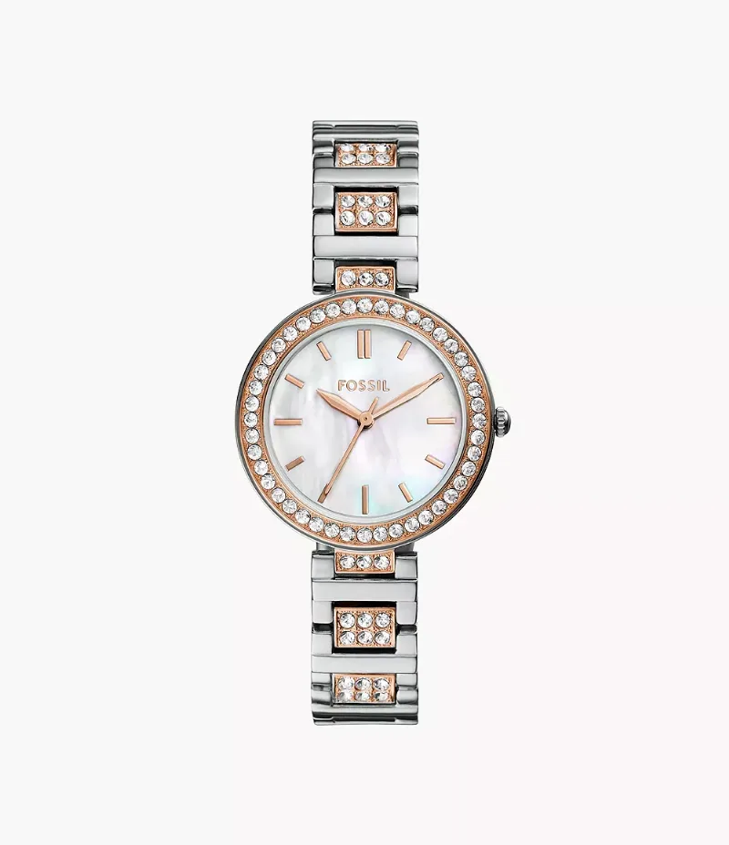 Karli 32 mm Three-Hand Two-Tone Watch