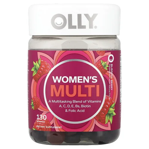 OLLY, Women's Multi, Blissful Berry, 130 Gummies