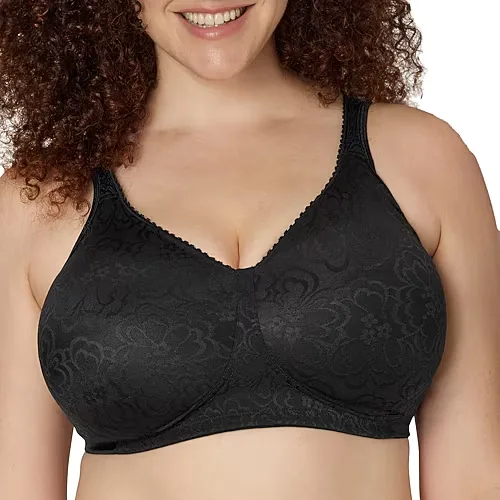 Playtex 18 Hour Ultimate Lift & Support Full Coverage Wireless Full Coverage Bra 4745, D, Black