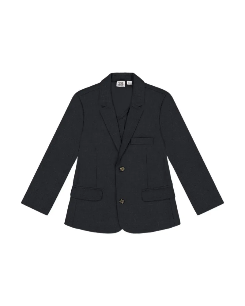 Deux par Deux Toddler Boys Blazer. - Black