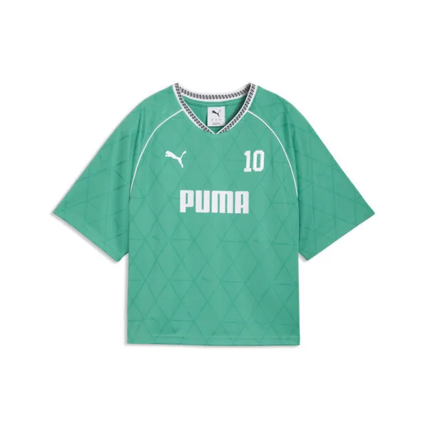 Playera PUMA Holgada Sport para Mujer en Talle XS Vibrant Verde