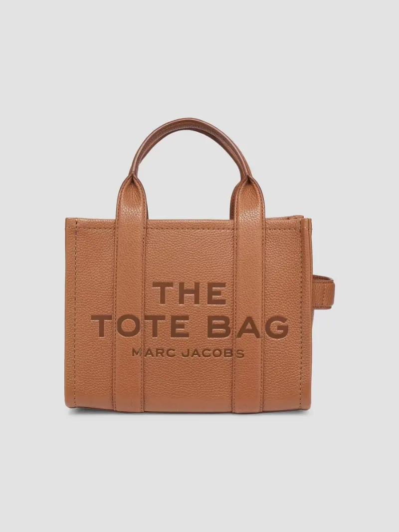 Marc Jacobs Women's The Leather Small Tote Bag - Argan Oil
