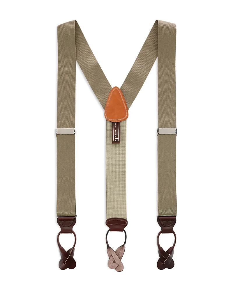 Trafalgar Hudson Nylon Button End Suspenders