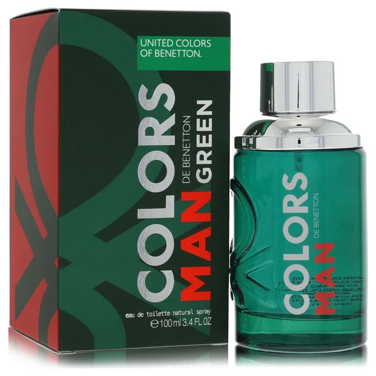 Colors De Benetton Green Cologne by Benetton 3.4 oz EDT Spray for Men