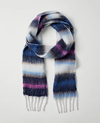 Ann Taylor Striped Scarf