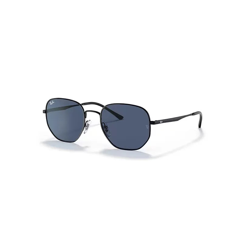 Ray-Ban Rb3682 Sunglasses Black Frame Blue Lenses 51-19