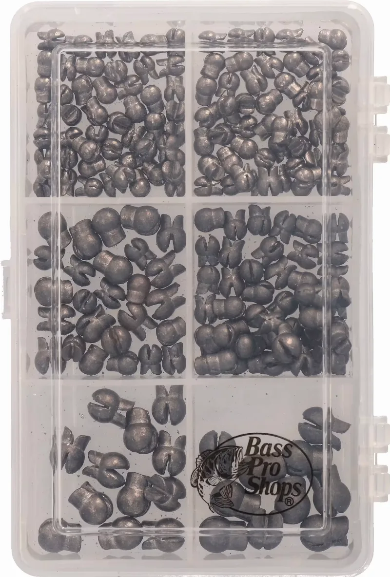 Bass Pro Shops 200-piece Reusable Split-Shot Kit